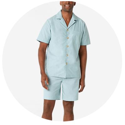 Men's short pajamas online for sale