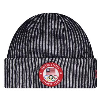 Mens Team USA Cuffed Knit Hat