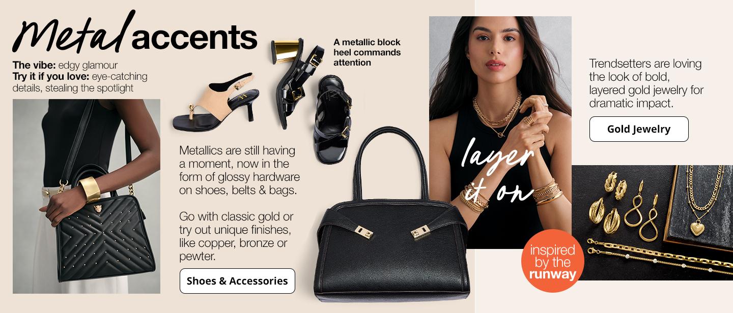 Metal accents