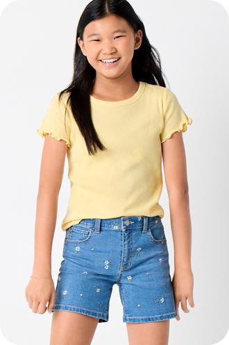 Barely Friend - Loose Fit Shorts for Girls 4-16