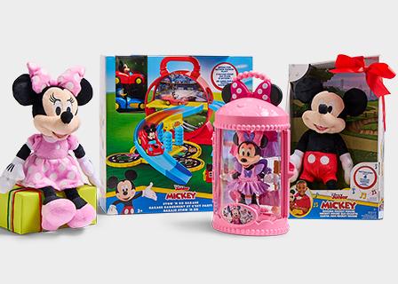 Minnie Mouse and Mickey Mouse