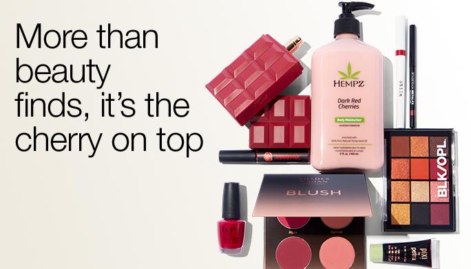 More the beauty finds, it's the cherry on top
