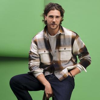 mutual weave Mens Shirt Jacket