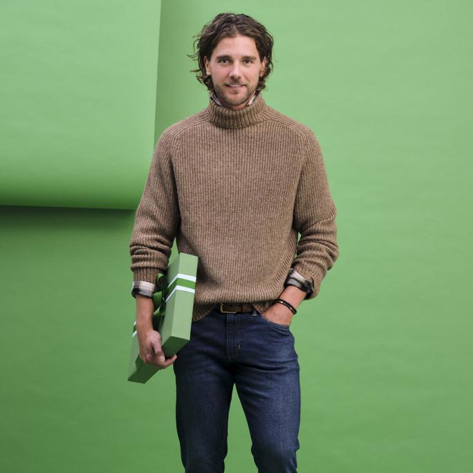 mutual weave Mens Turtleneck Sweater