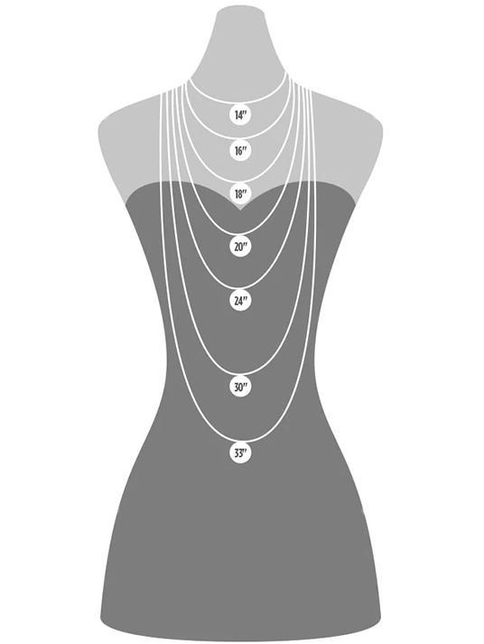 Necklace Length Guide, Jewelry Education