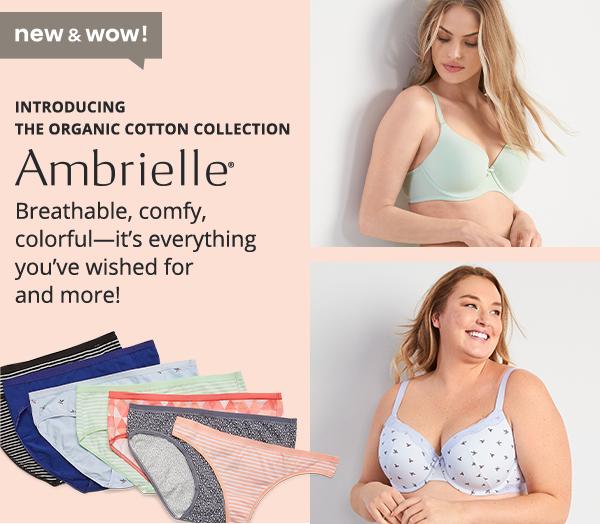 Ambrielle Organic Cotton Demi Bra 329879