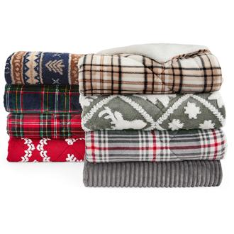 North Pole Trading Reversible Throw