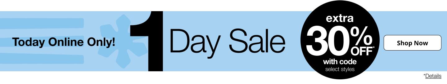 one day sale