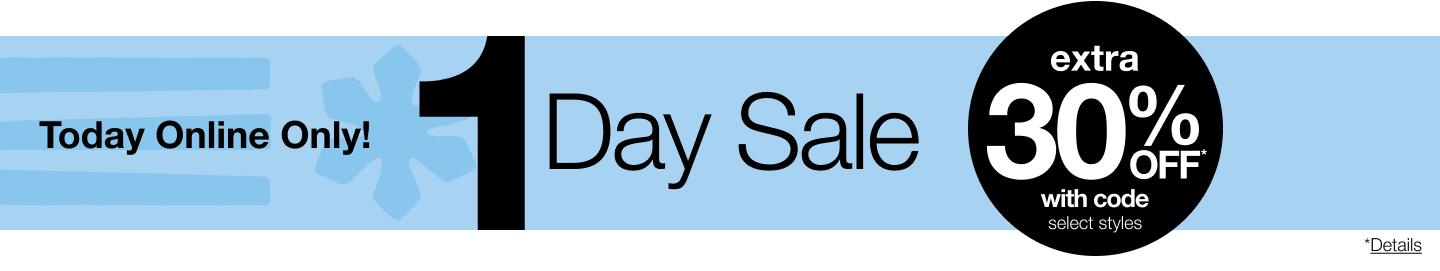 one day sale
