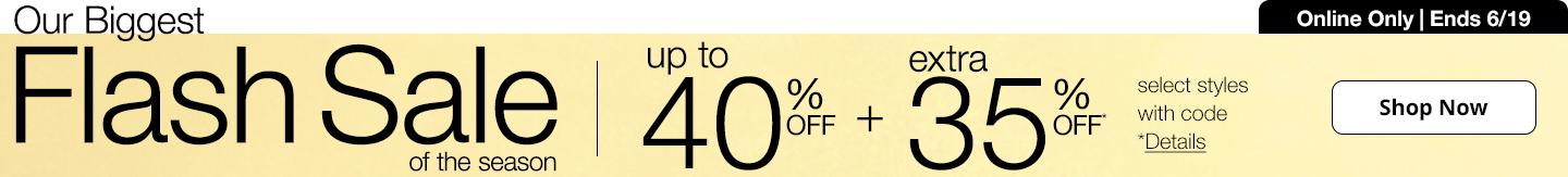 Our Biggest Flash Sale of the Season