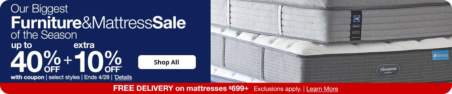 Our Biggest Furniture & Mattress Sale of the Season