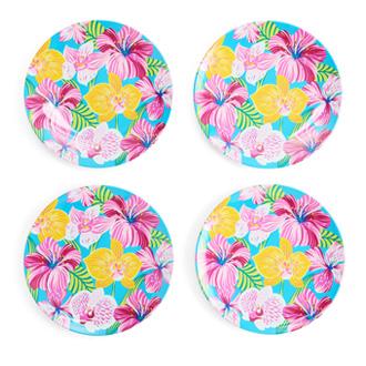 Outdoor Oasis Orchid 4-pc Dinner Plate