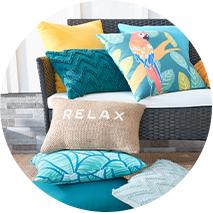 Pillows, Cushions & Curtains