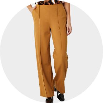 Classic in Camel // Wide leg pants for petites - Extra Petite