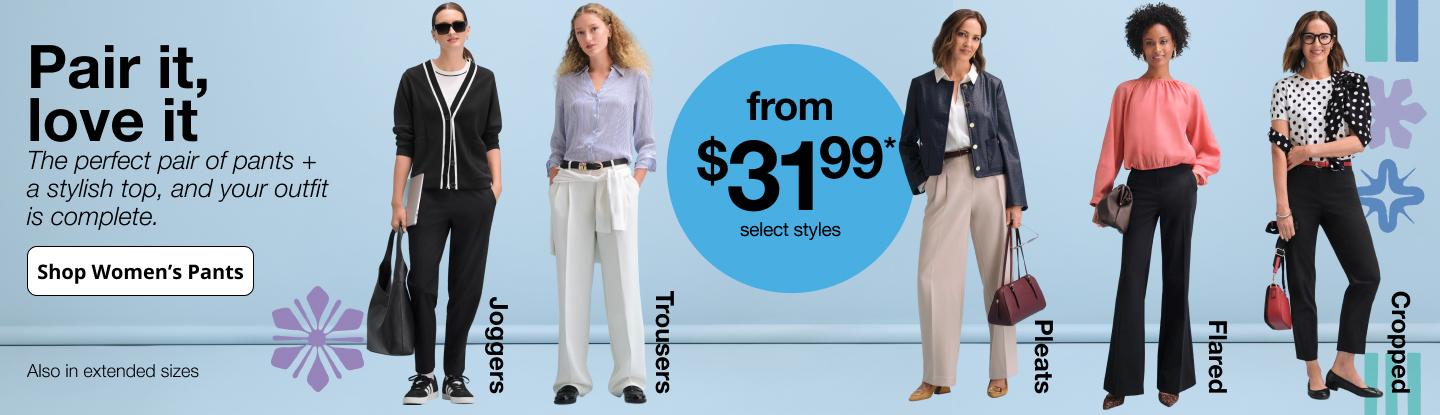 SHOP WOMEN'S PANTS