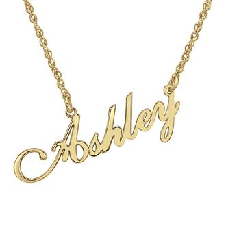 Personalized 14K Gold Name Necklace