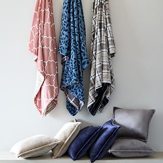 pillows throws