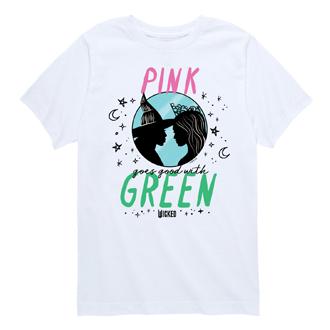 Pink Green Girls Wicked T-Shirt