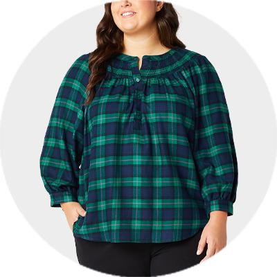 Jcp womens store plus size tops