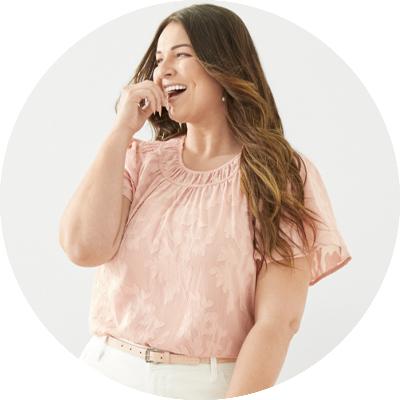 Women'S Plus Size Tops | Blouses & T-Shirts | Jcpenney