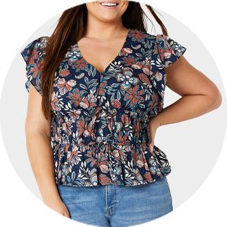Women'S Plus Size Tops | Blouses & T-Shirts | Jcpenney