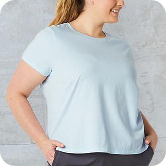 Xersion PLUS SIZE 1X B&W Medium Support Quick-Dry Workout Sports