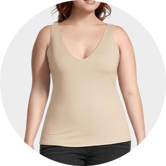 Jcp plus sale size tops