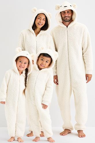 Polar Bear Union Suits
