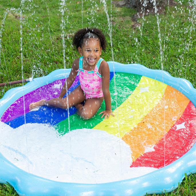 PoolCandy Rainbow Splash Pad