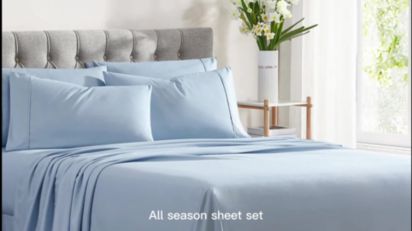 Swift Home Queen Ultra-Soft Brushed Microfiber 6-Piece Bed Sheet Sets,  Extremely Durable - Easy Fit - Wrinkle Resistant - (Includes 2 Bonus