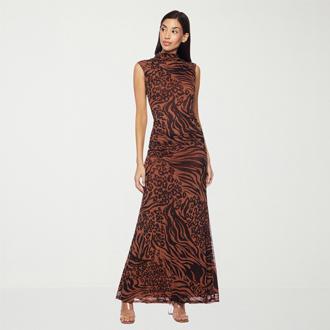 Premier Amour Animal Maxi Dress