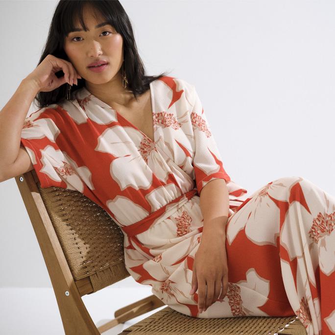 Premier Amour Womens Floral Maxi Dress