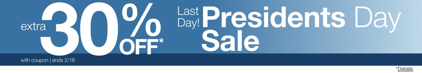 Presidents Day Sale