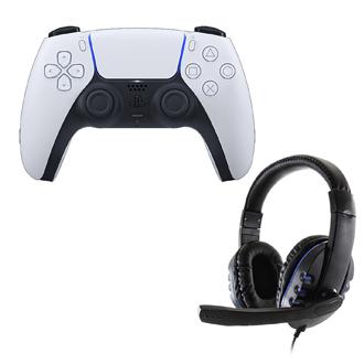 PS5 Controller with Universal Headset