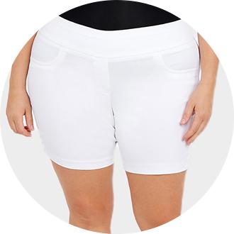  Women's Shorts - Plus Size / Women's Shorts / Women's Clothing:  Clothing, Shoes & Jewelry