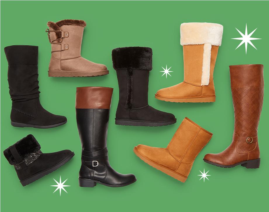Reach new heights Get a leg up on the best  styles of the season. shop women's boots
