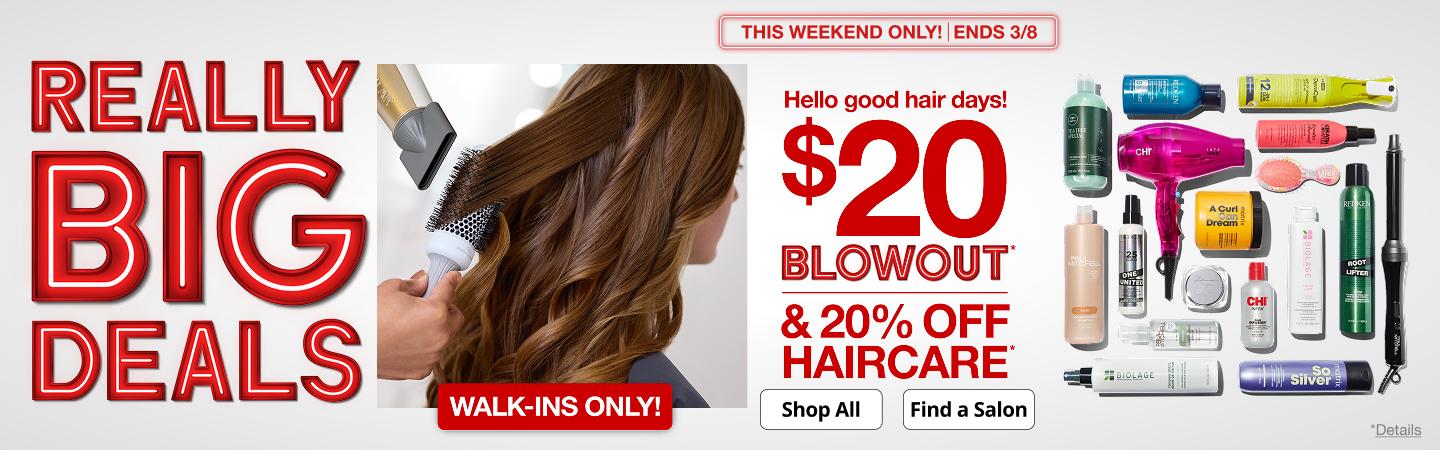 Really Big Deals. $20 Blowout