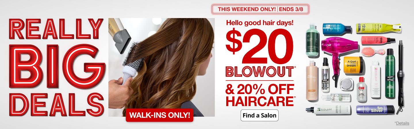 Really Big Deals. $20 Blowout