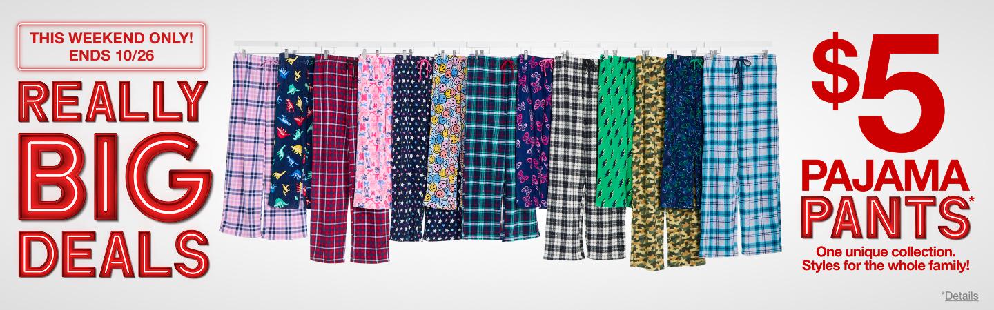 Really Big Deals. $5 Pajama Pants