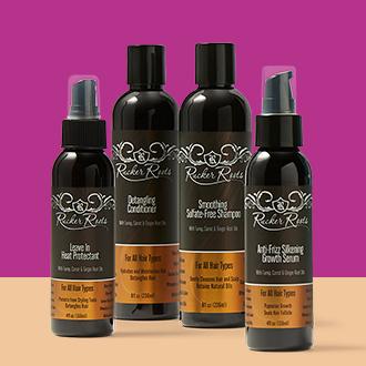 Rucker Roots Female-founded, these 100% vegan  products make it easy to rock your roots.