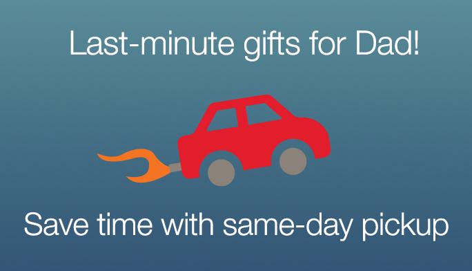 Save time with same-day pickup