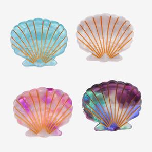seashell hair clips