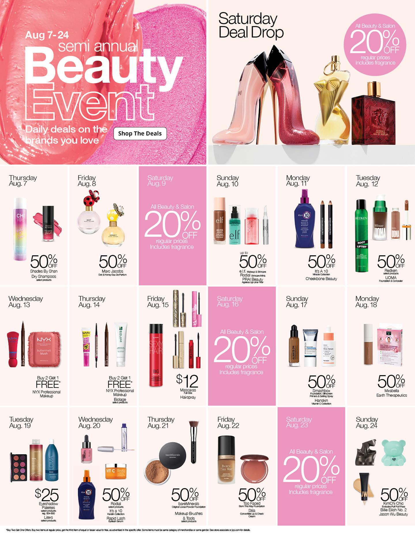 Fall Beauty Event PLP