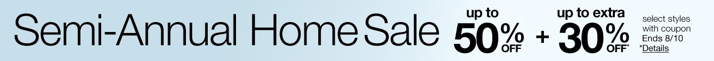 Semi-Annual Home Sale