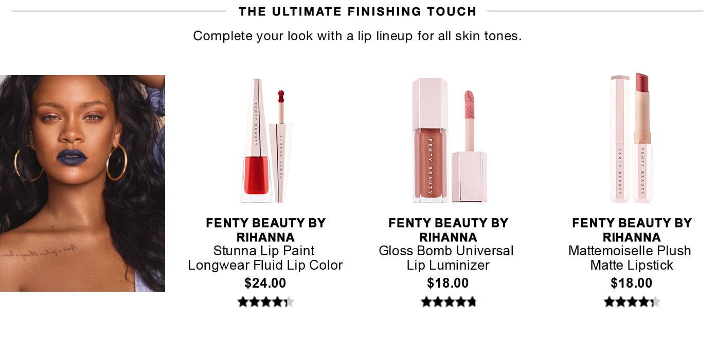 Sephora - THE ULTIMATE FINISHING TOUCH - Complete your look with a lip lineup for all skin tones.
