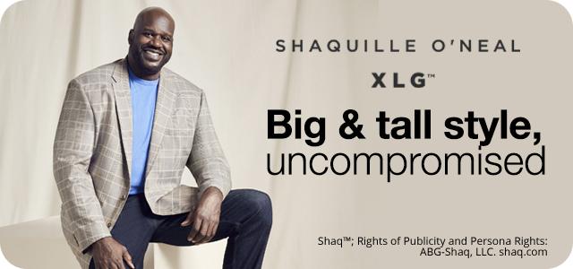 Men's Big & Tall Shaquille O'Neal Luxe Elastic Waist Drawstring