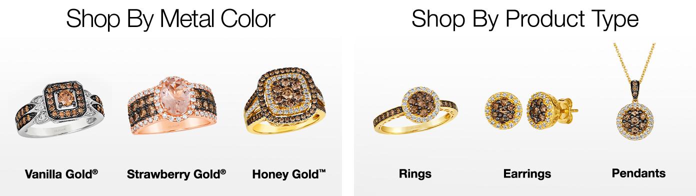 Shop by Metal Color and Product Type