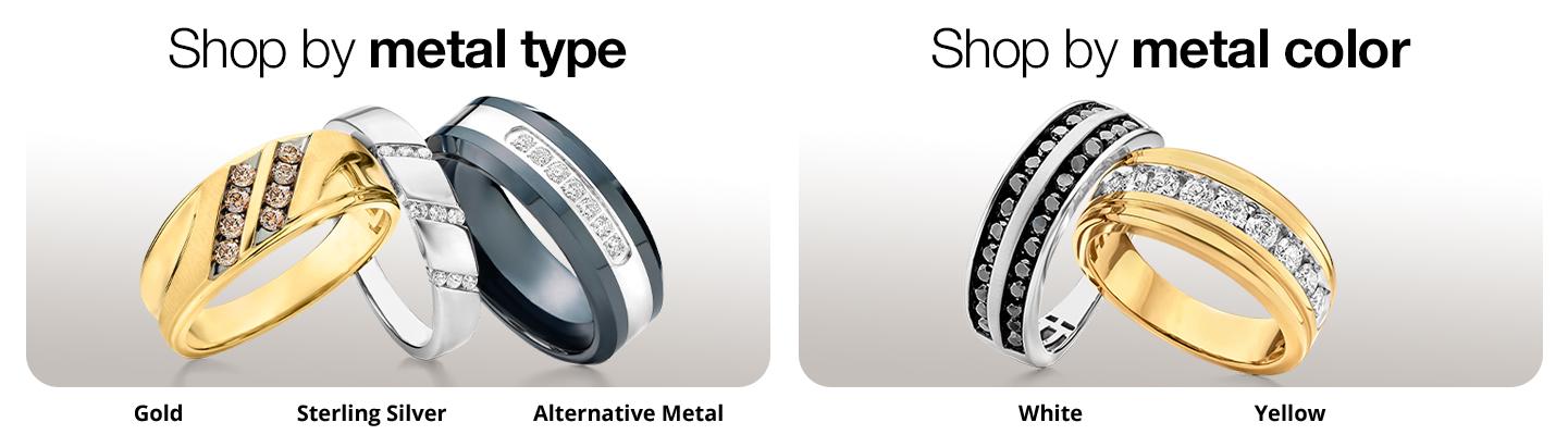 Shop By Metal Color shop by metal type