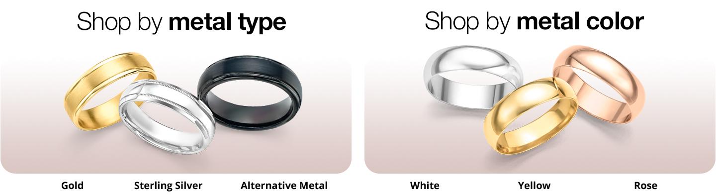 shop by metal type color