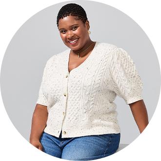 Women s Plus Size Tops JCPenney